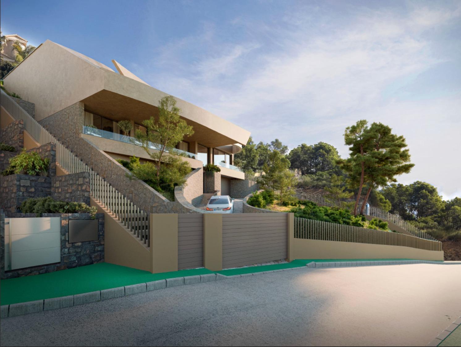 Villa i Zona Altea Hills, Alicante, Spanien 4 sovrum, 600 kvm. Nr. 165910