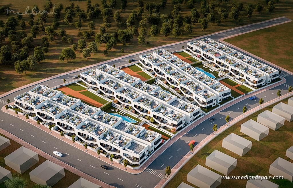Lägenhet i San Miguel de Salinas, Alicante, Spanien 3 sovrum, 83 kvm. Nr. 164758