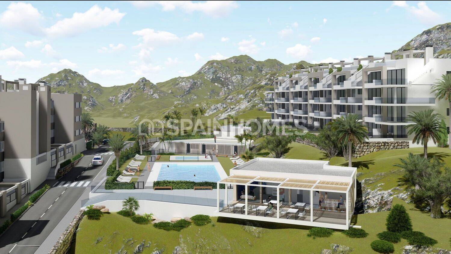 Apartment à Mijas, Malaga, Espagne 3 chambres, 78 m2 No. 48659
