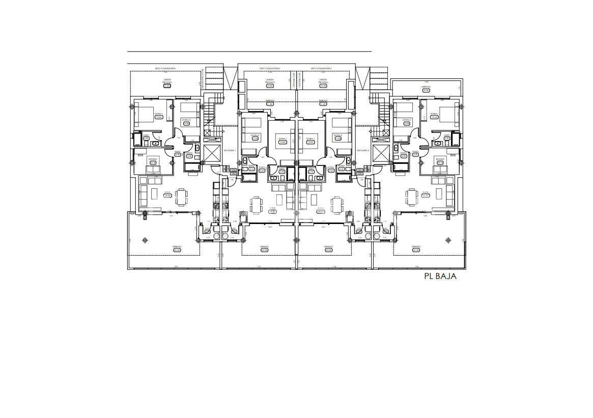 Penthäuser in Algorfa, Alicante, Spanien 2 Schlafzimmer, 74 m2 Nr. 106898