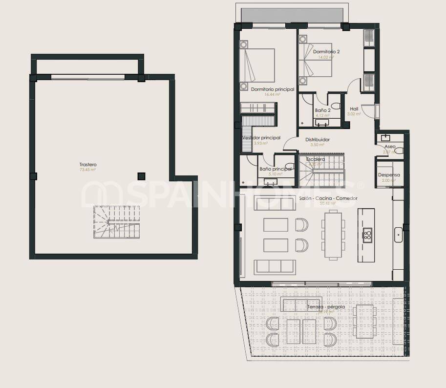 Dzīvoklis Benahavis, Malaga, Spānijā 2 istabas, 182 m2 Nr. 150131
