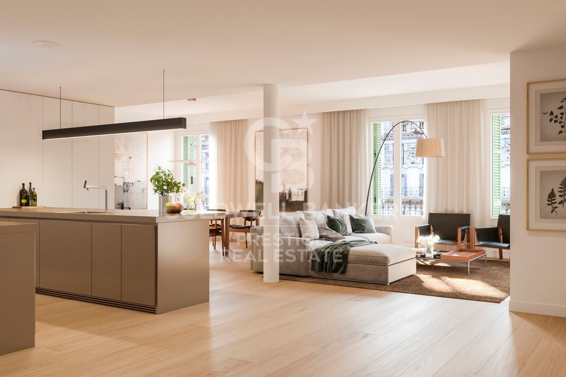 Huoneisto Barcelona, Espanja 1 makuuhuone, 60 m2 No. 160290