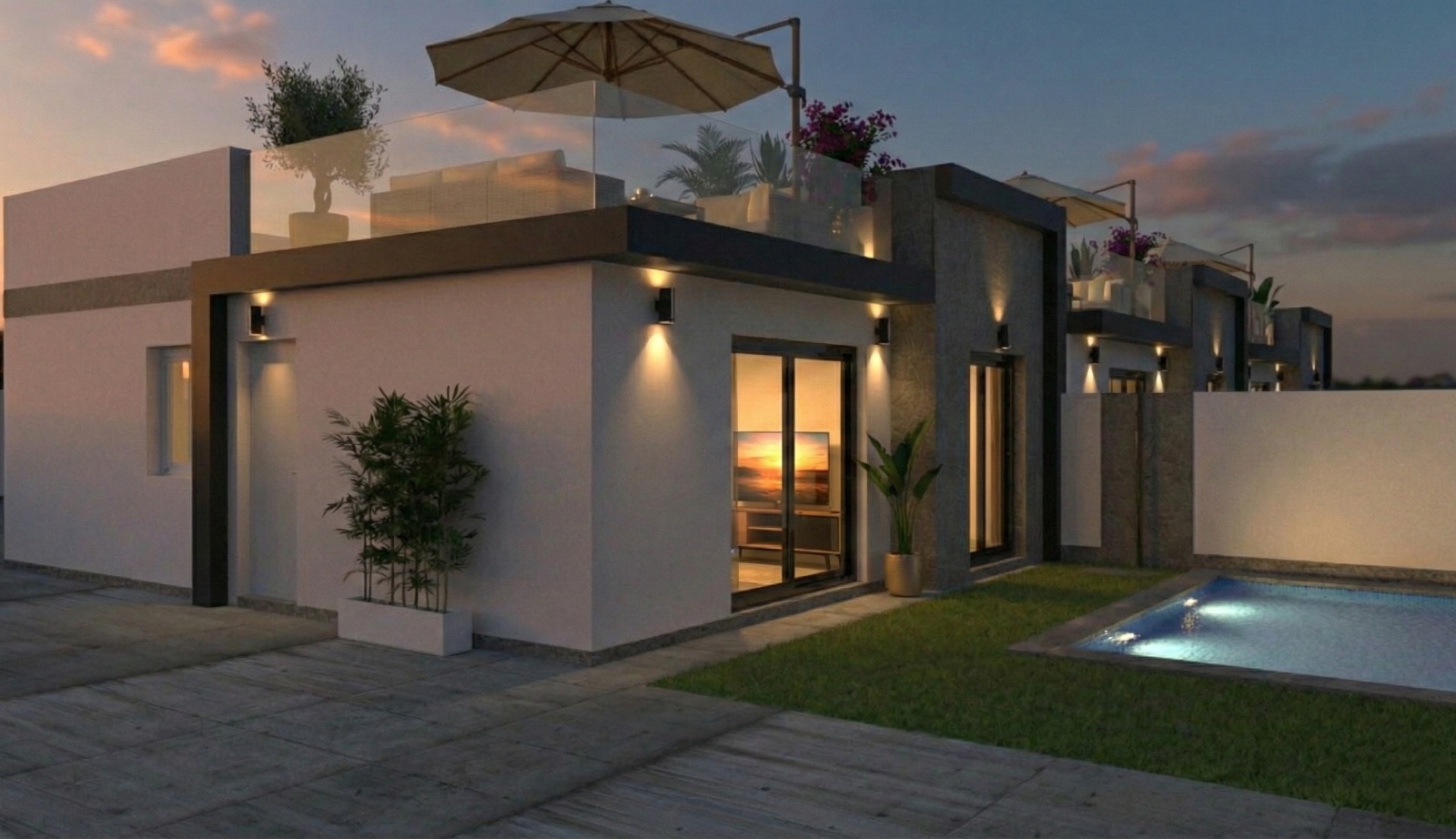 Villa in Balsicas, Murcia, Spanien 3 Schlafzimmer, 90 m2 Nr. 164024