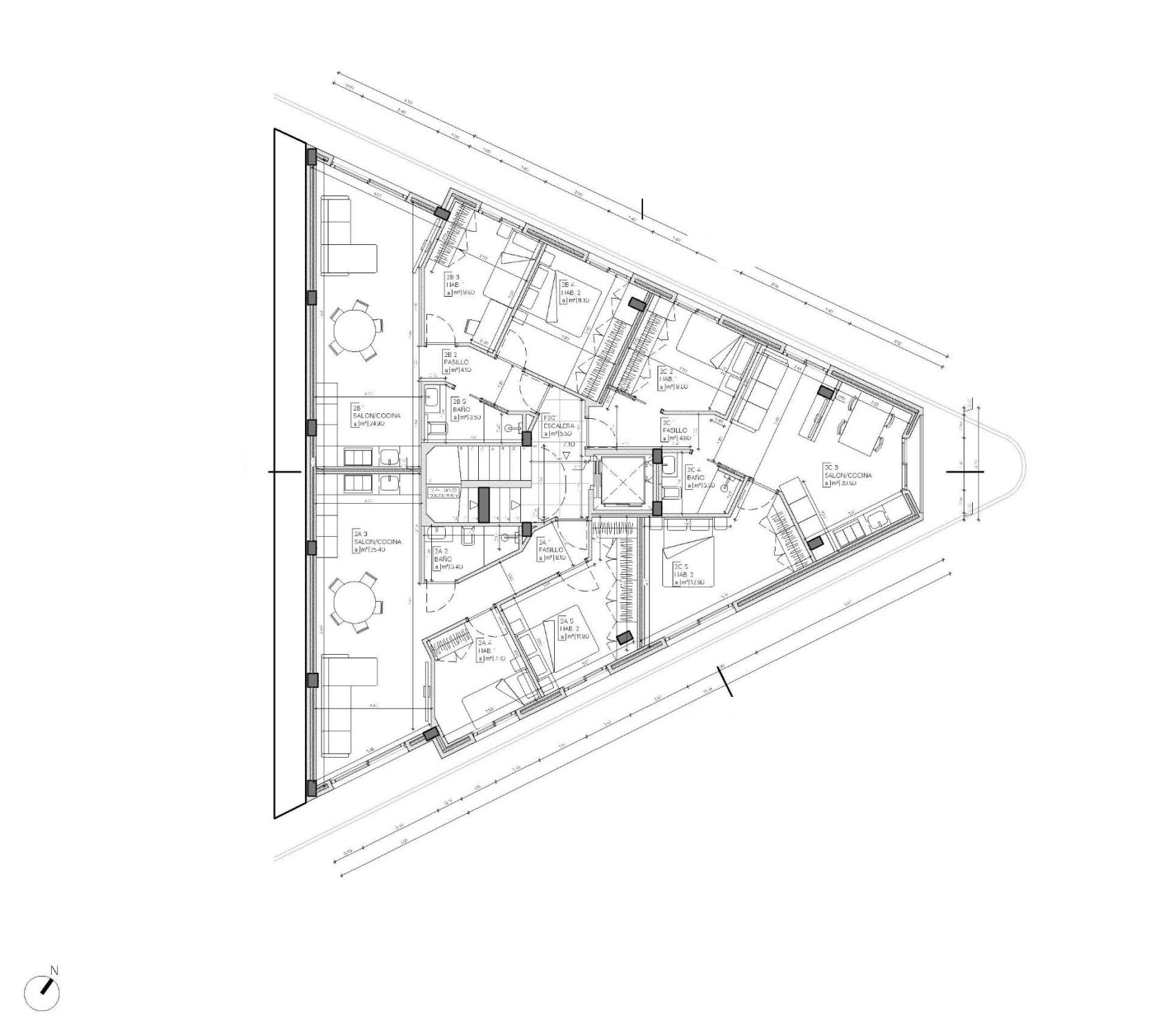 Penthouse in Mazarron, Murcia, Spain 2 bedrooms, 61 sq.m. No. 187205