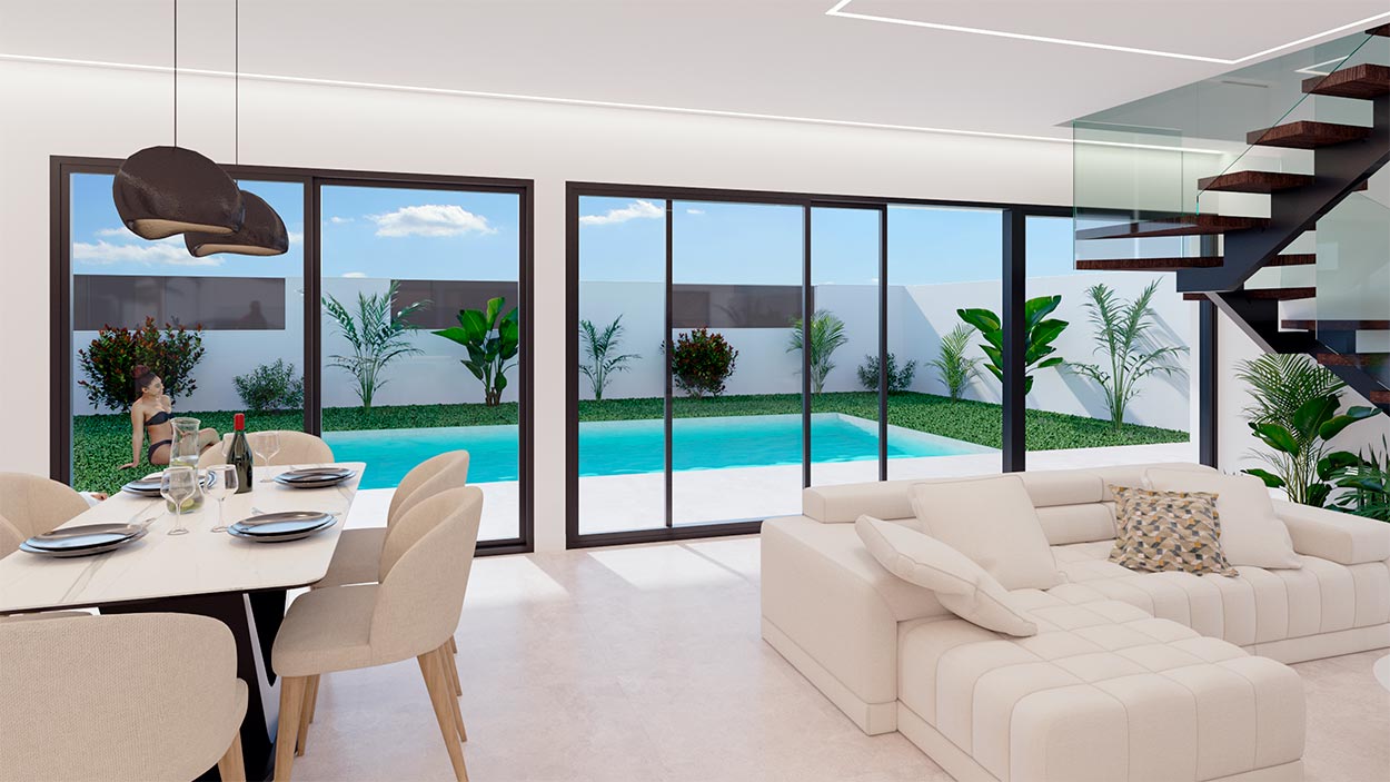 Villa San Pedro del Pinatar, Murcia, Spānijā 3 istabas, 155 m2 Nr. 133857