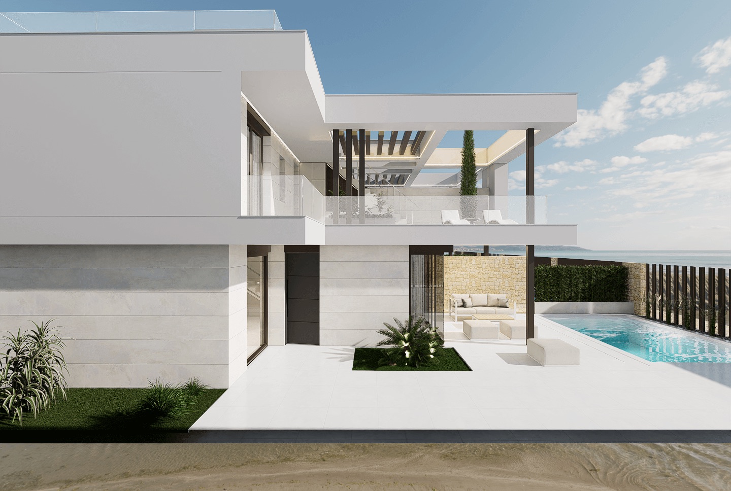Villa en Los Alcázares, Murcia, España 3 dormitorios, 178 m2 No. 133852