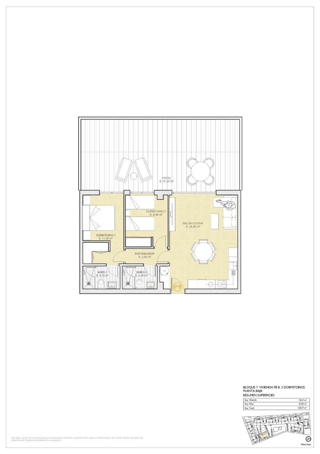 Appartamento a Finestrat, Alicante, Spagna 2 camere da letto, 73 mq. N° 141640