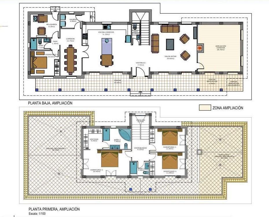 Villa i Pinoso, Alicante, Spanien 6 sovrum, 270 kvm. Nr. 135400