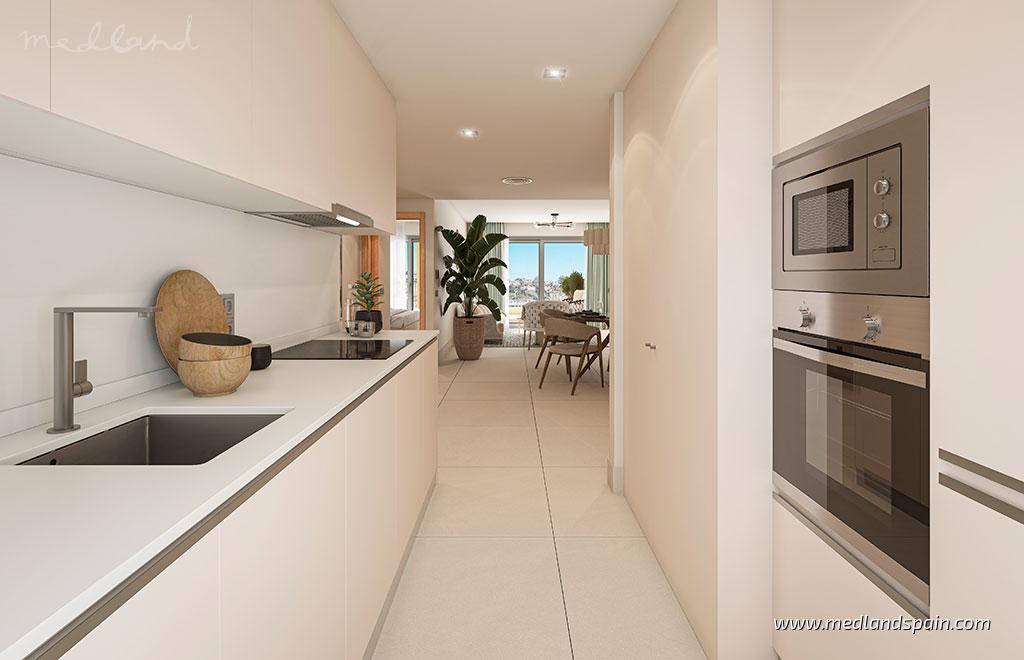Wohnung in Manilva, Malaga, Spanien 3 Schlafzimmer, 103 m2 Nr. 166679
