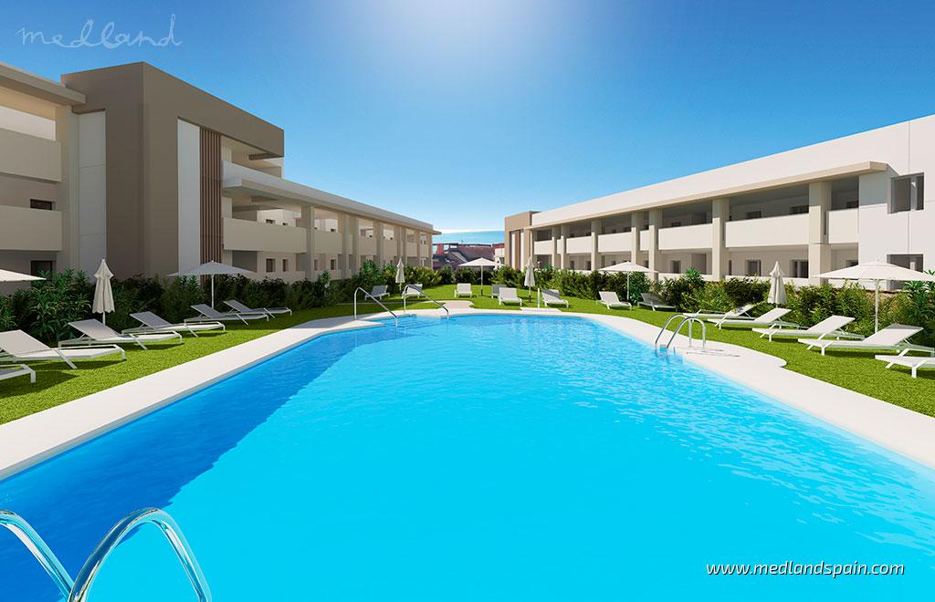 Wohnung in Manilva, Malaga, Spanien 3 Schlafzimmer, 103 m2 Nr. 166679