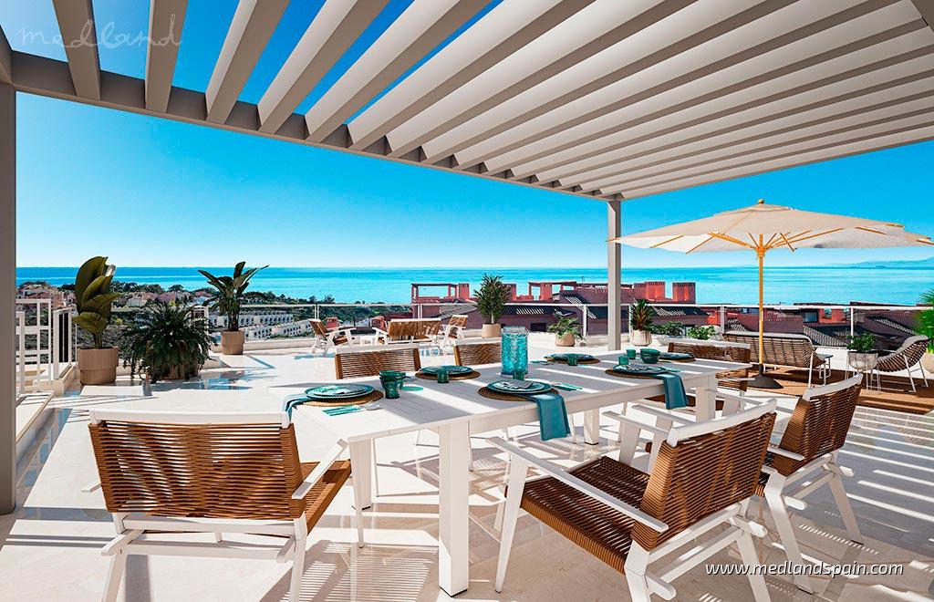 Wohnung in Manilva, Malaga, Spanien 3 Schlafzimmer, 103 m2 Nr. 166679