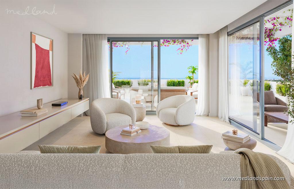 Appartamento a Casares, Malaga, Spagna 3 camere da letto, 133 mq. N° 139685
