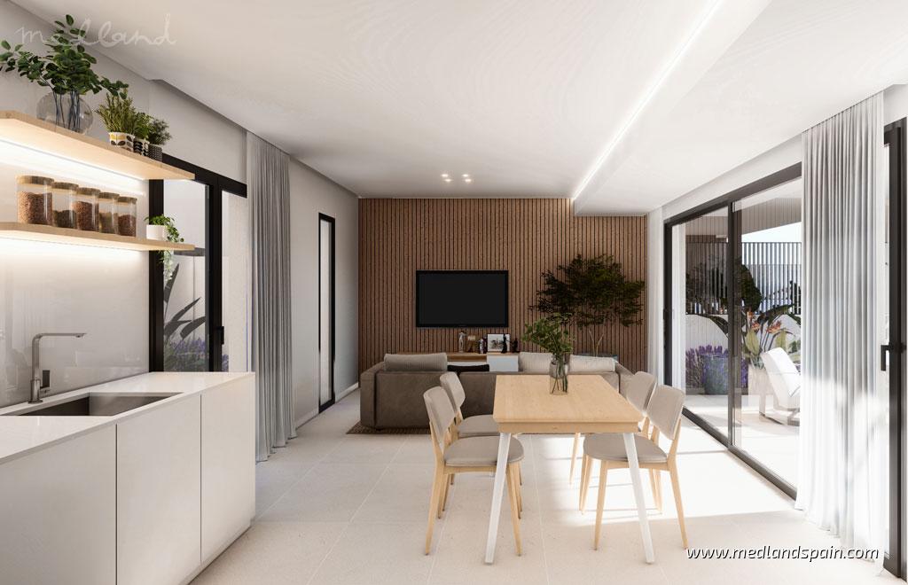 Apartment in Lo Pagan, Murcia, Spain 2 bedrooms, 69 sq.m. No. 139682