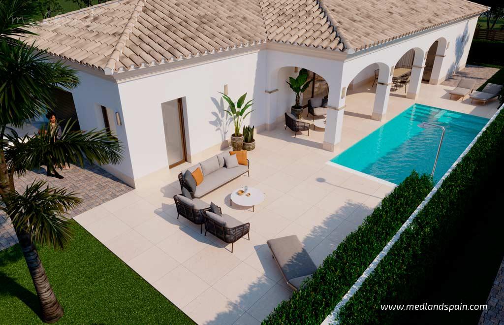 Huvila Lo Pagan, Murcia, Espanja 3 makuuhuonetta, 159 m2 No. 139681