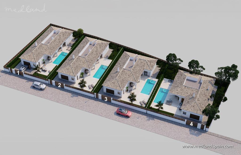 Huvila Lo Pagan, Murcia, Espanja 3 makuuhuonetta, 159 m2 No. 139681