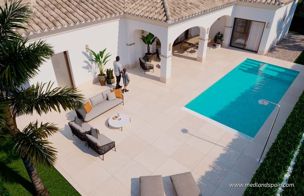 Huvila Lo Pagan, Murcia, Espanja 3 makuuhuonetta, 159 m2 No. 139681