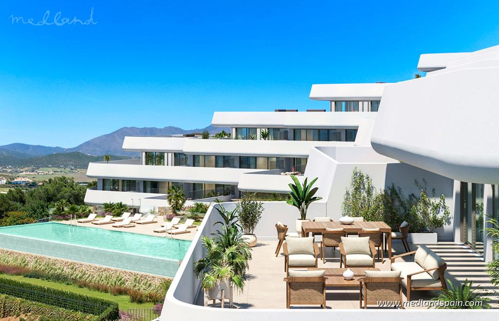 Apartament w Casares, Malaga, Hiszpania 3 sypialnie, 133 mkw. nr 139686