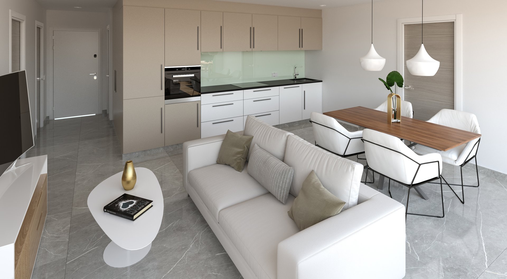 Apartment à Xeresa, Valencia, Espagne 3 chambres, 99 m2 No. 163889