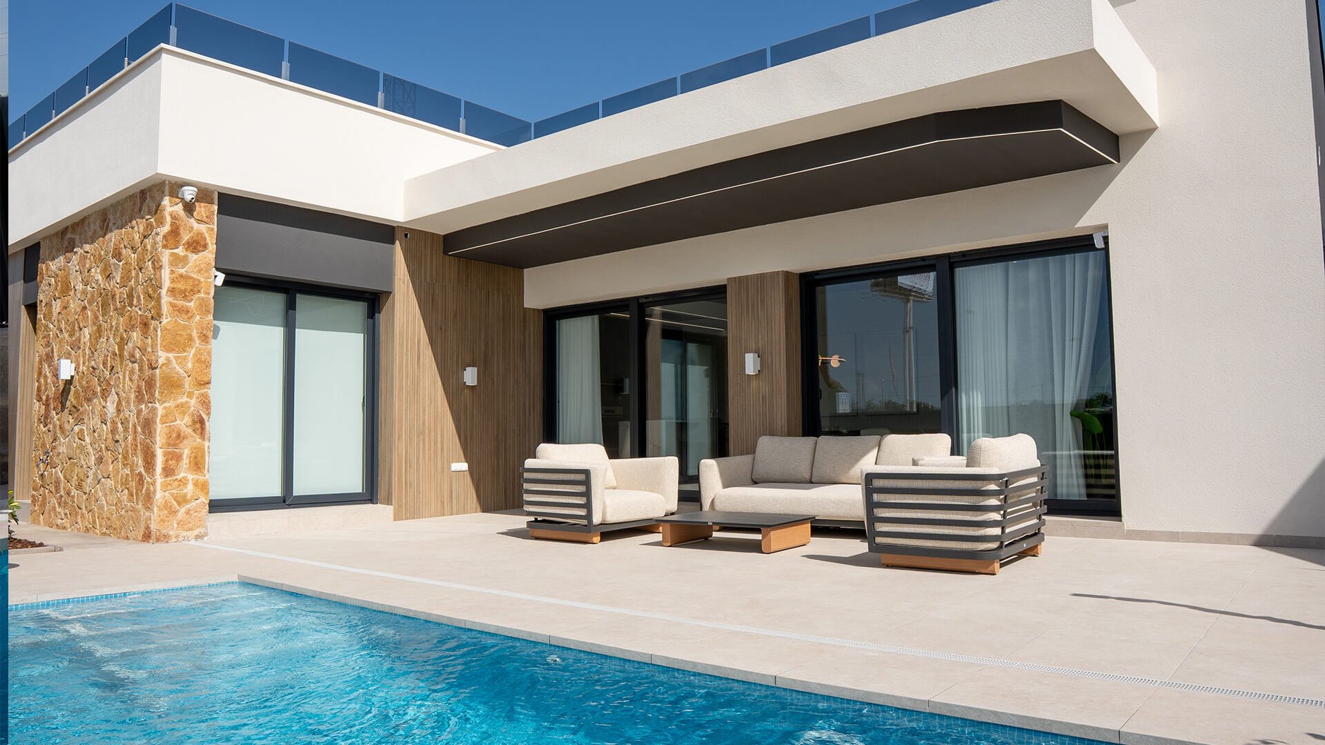 Villa i Lo Marabu Villas, Ciudad Quesada, Alicante, Spanien 3 sovrum, 107 kvm. Nr. 155166