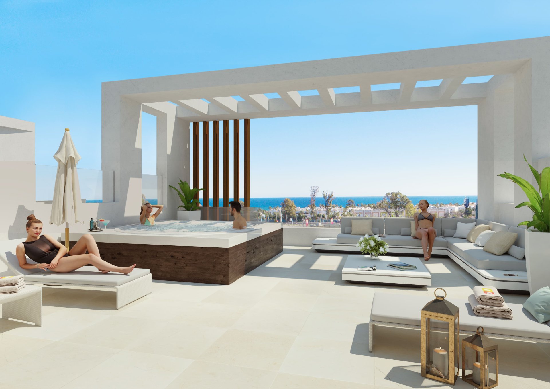 Duplex a Mijas, Malaga, Spagna 3 camere da letto, 198 mq. N° 148801