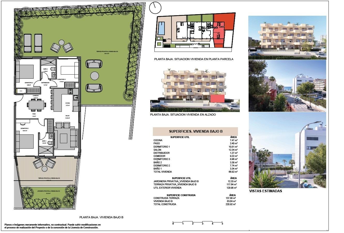 Appartamento a El Campello, Alicante, Spagna 3 camere da letto, 83 mq. N° 148800