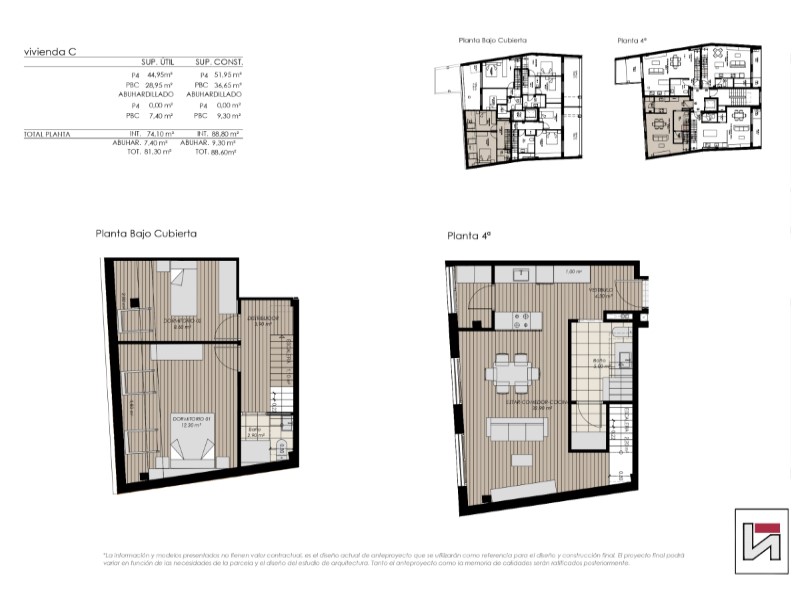 Dzīvoklis A Coruna, Spānijā 2 istabas, 89 m2 Nr. 157328