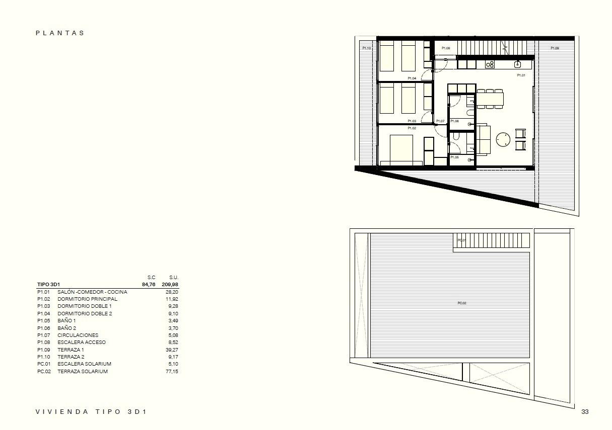 Bungalow à Los Altos, Alicante, Espagne 3 chambres, 84 m2 No. 149257