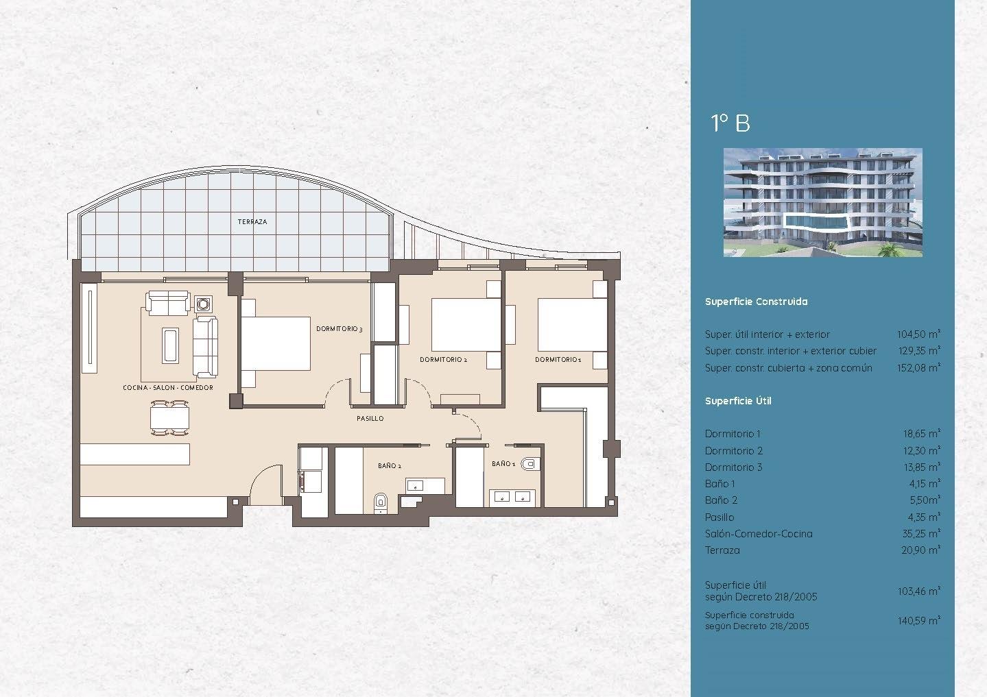 Apartment in Benalmadena, Malaga, Spain 3 bedrooms, 140 sq.m. No. 187487