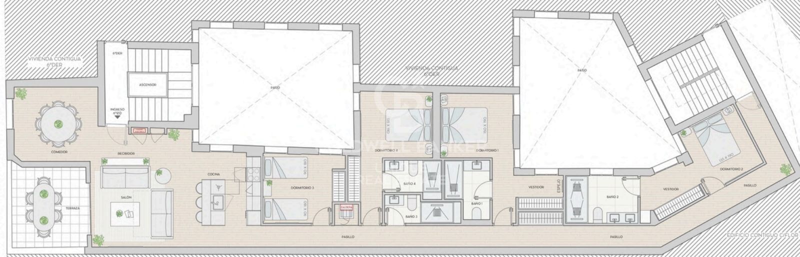 Penthäuser in Madrid, Spanien 4 Schlafzimmer, 432 m2 Nr. 158287