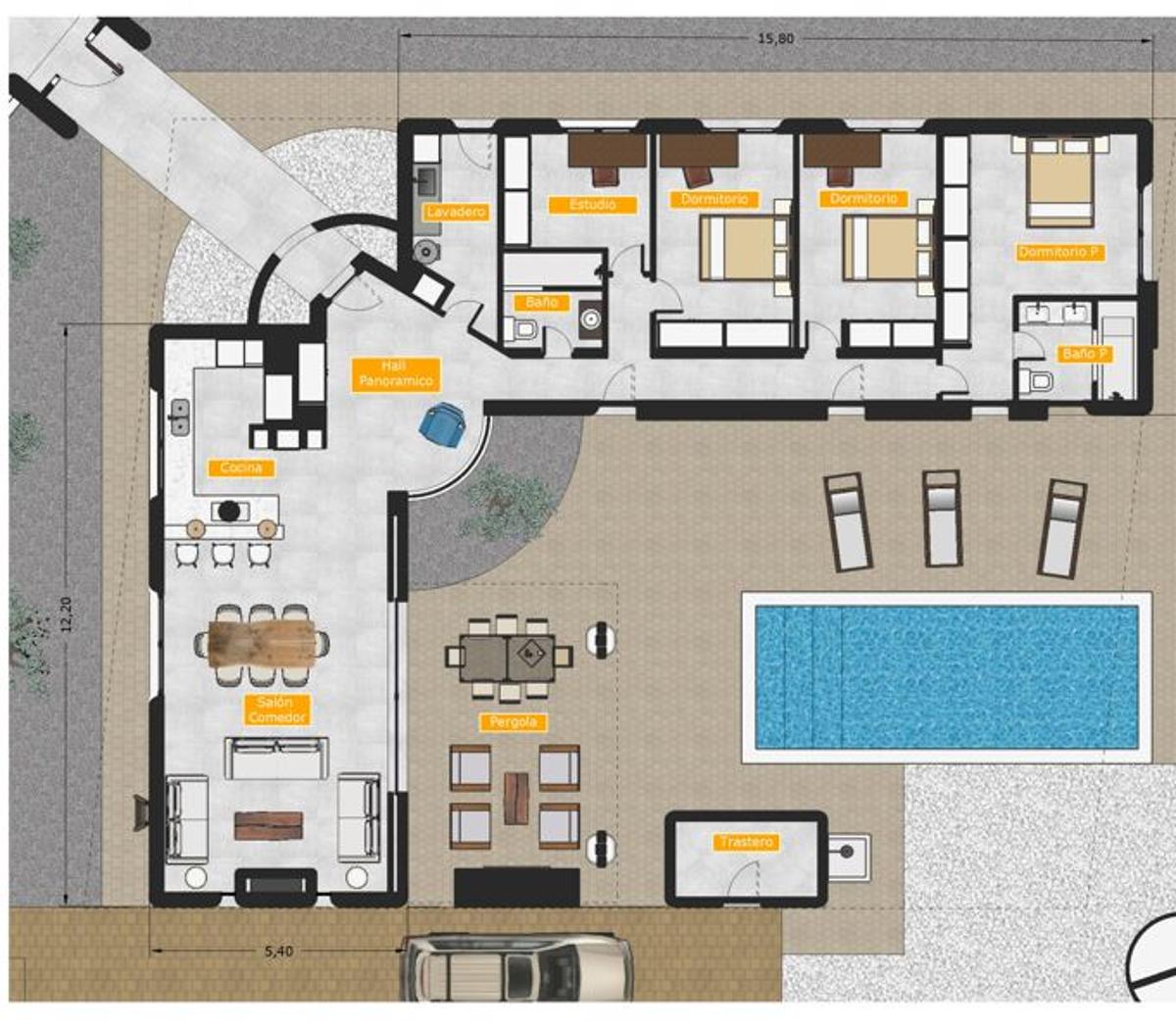 Villa in Polop, Alicante, Spain 3 bedrooms, 436 sq.m. No. 80643