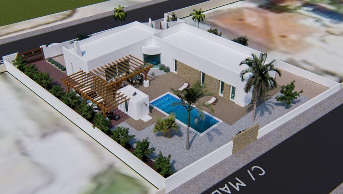 Villa in Polop, Alicante, Spain 3 bedrooms, 436 sq.m. No. 80643