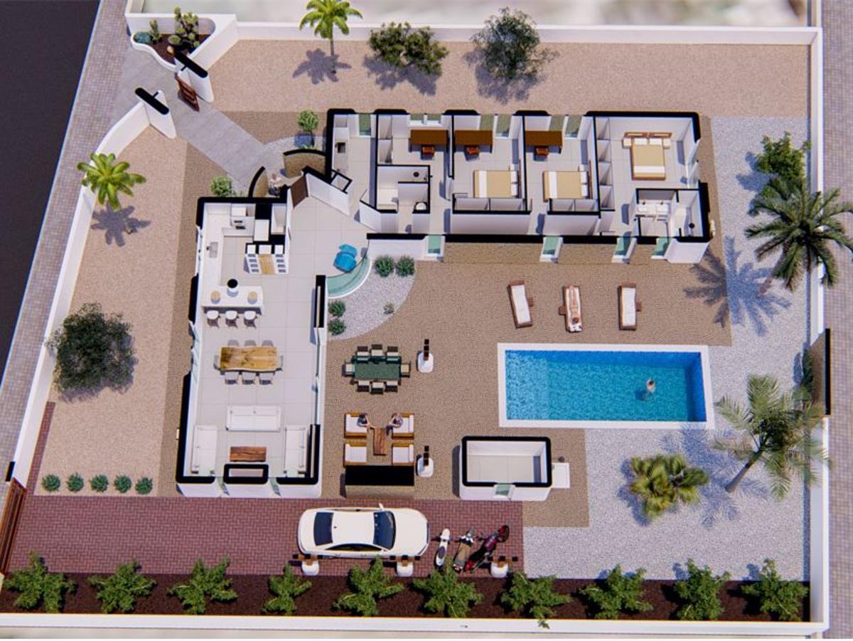 Villa in Polop, Alicante, Spain 3 bedrooms, 436 sq.m. No. 80643