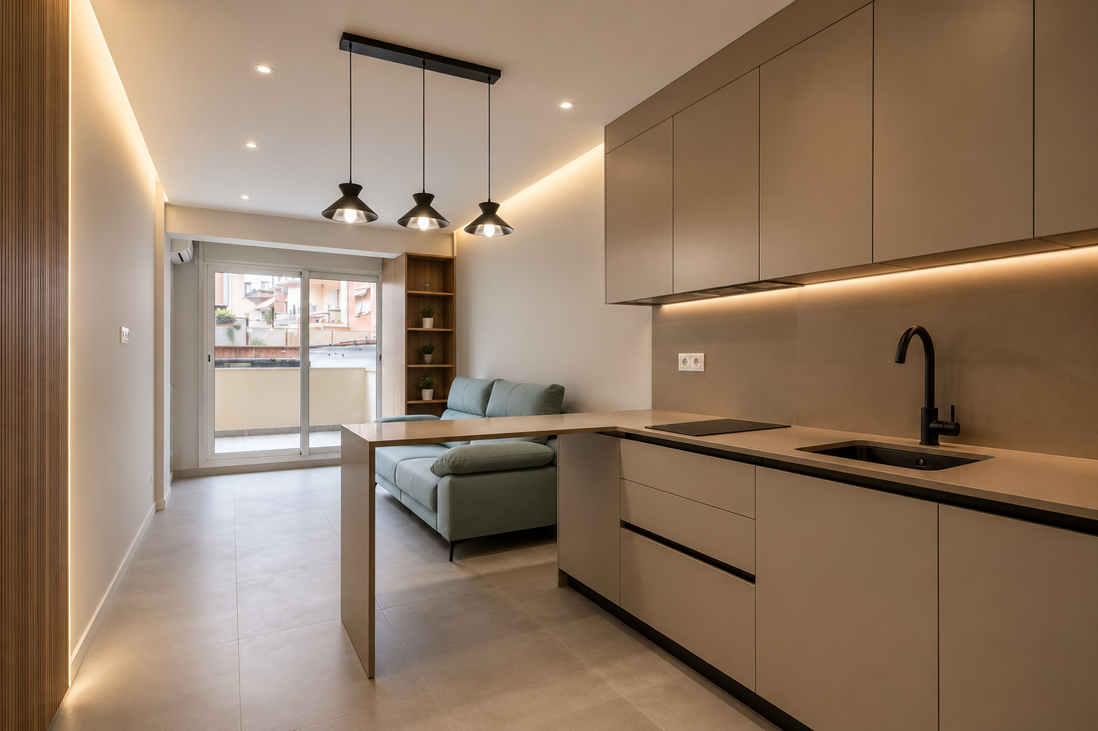 Wohnung in Barcelona, Spanien 35 m2 Nr. 167774