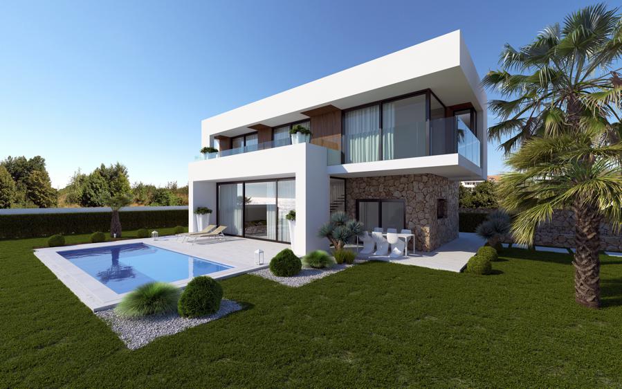Villa i Finestrat, Alicante, Spanien 4 sovrum,  Nr. 81080