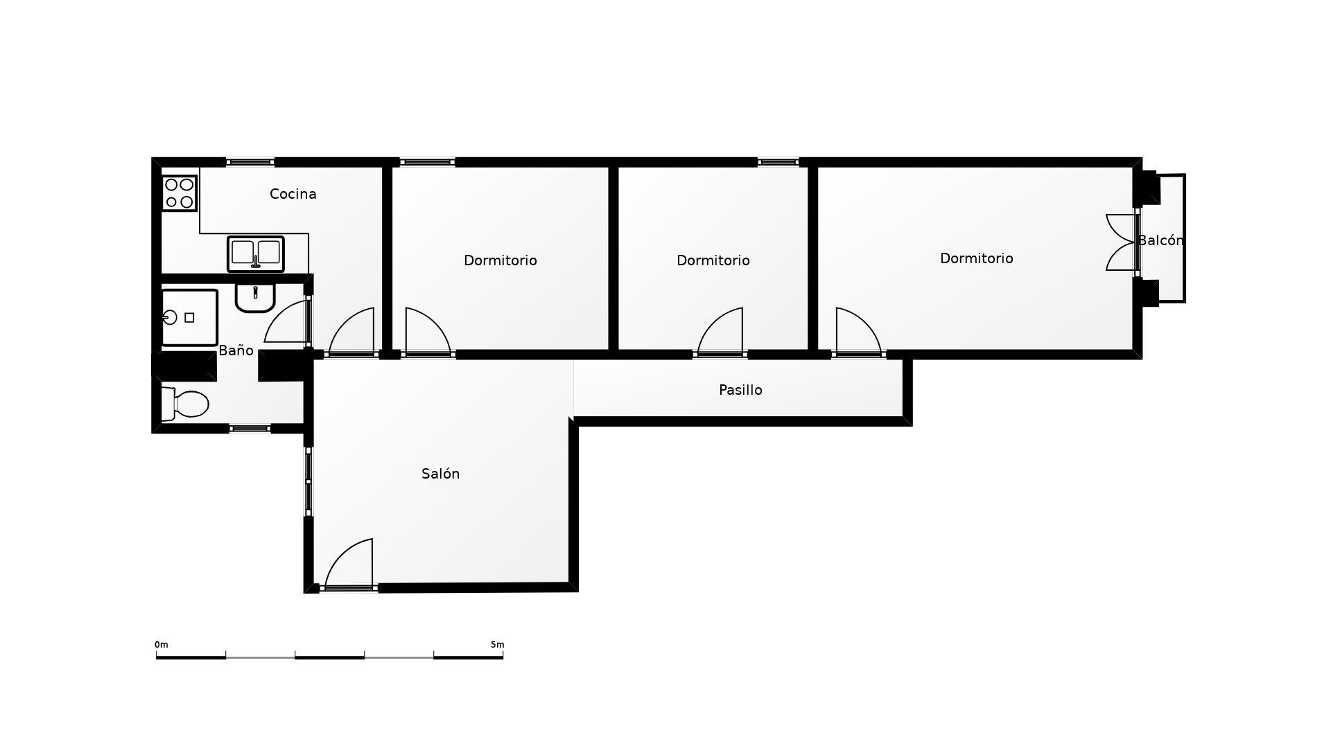 Wohnung in Monistrol de Montserrat, Barcelona, Spanien 3 Schlafzimmer, 70 m2 Nr. 191288