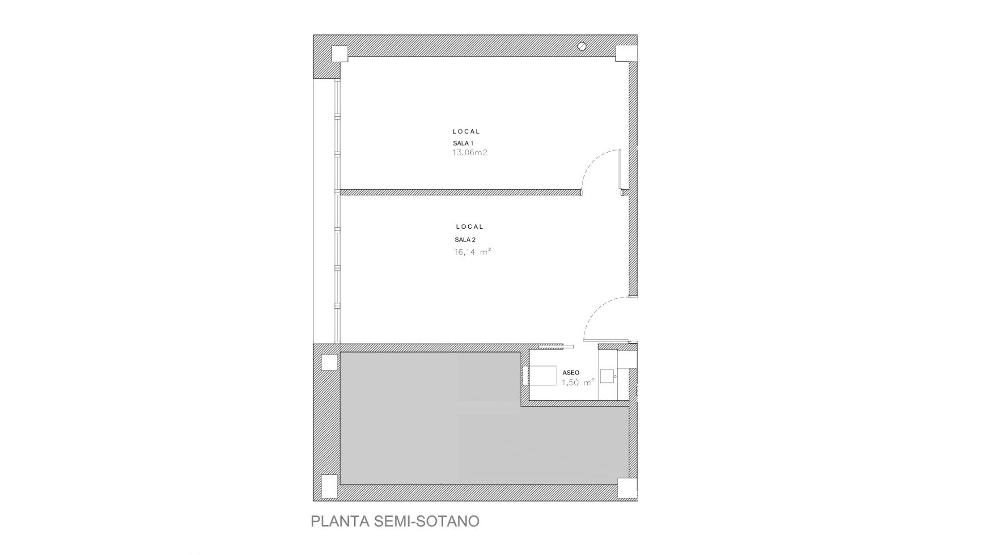 Ufficio a Madrid, Spagna 2 camere da letto, 42 mq. N° 187574