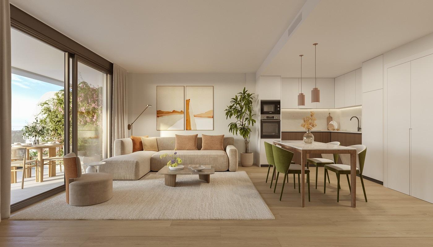 Apartment in Mijas, Malaga, Spain 2 bedrooms, 87 sq.m. No. 169533