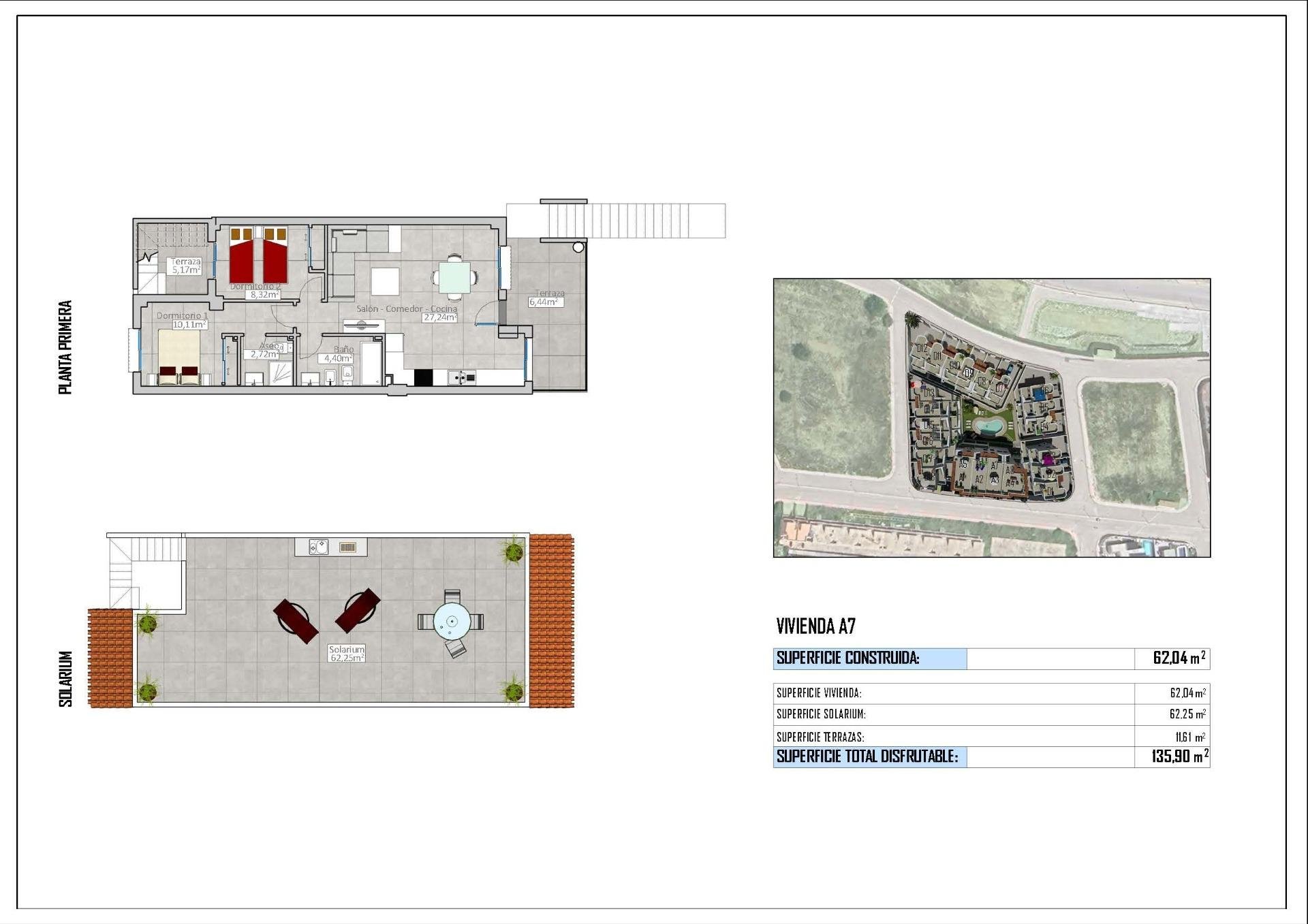 Bungalowi Cox, Alicante, Espanja 2 makuuhuonetta, 62 m2 No. 144162