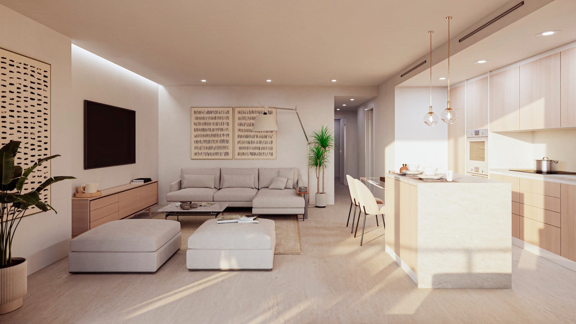 Apartamento en Benidorm, Alicante, España 3 dormitorios, 160 m2 No. 180454
