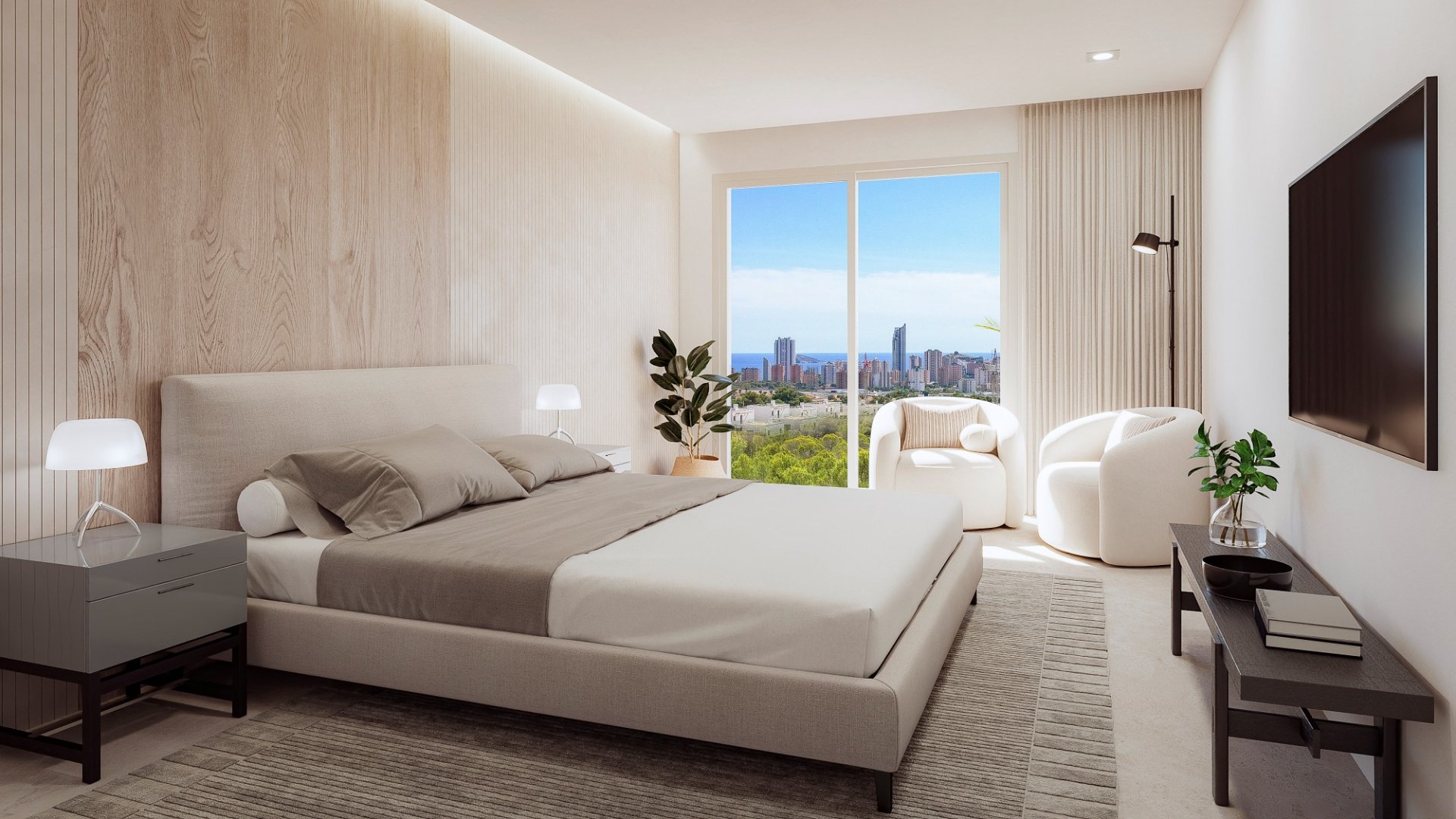 Apartamento en Benidorm, Alicante, España 3 dormitorios, 160 m2 No. 180454