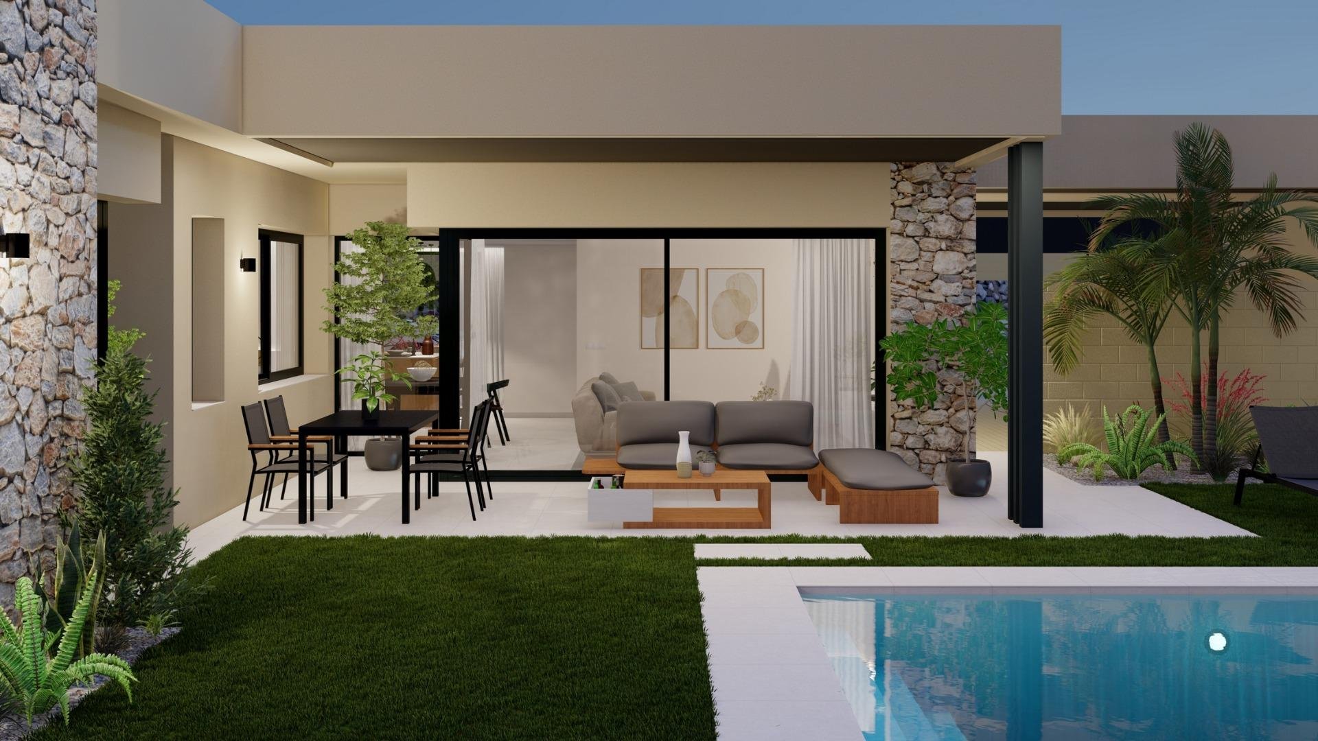 Villa à Banos Y Mendigo, Murcia, Espagne 3 chambres, 119 m2 No. 151766