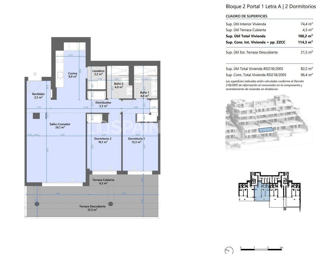 Apartment in Marbella, Malaga, Spain 2 bedrooms, 87 sq.m. No. 191857