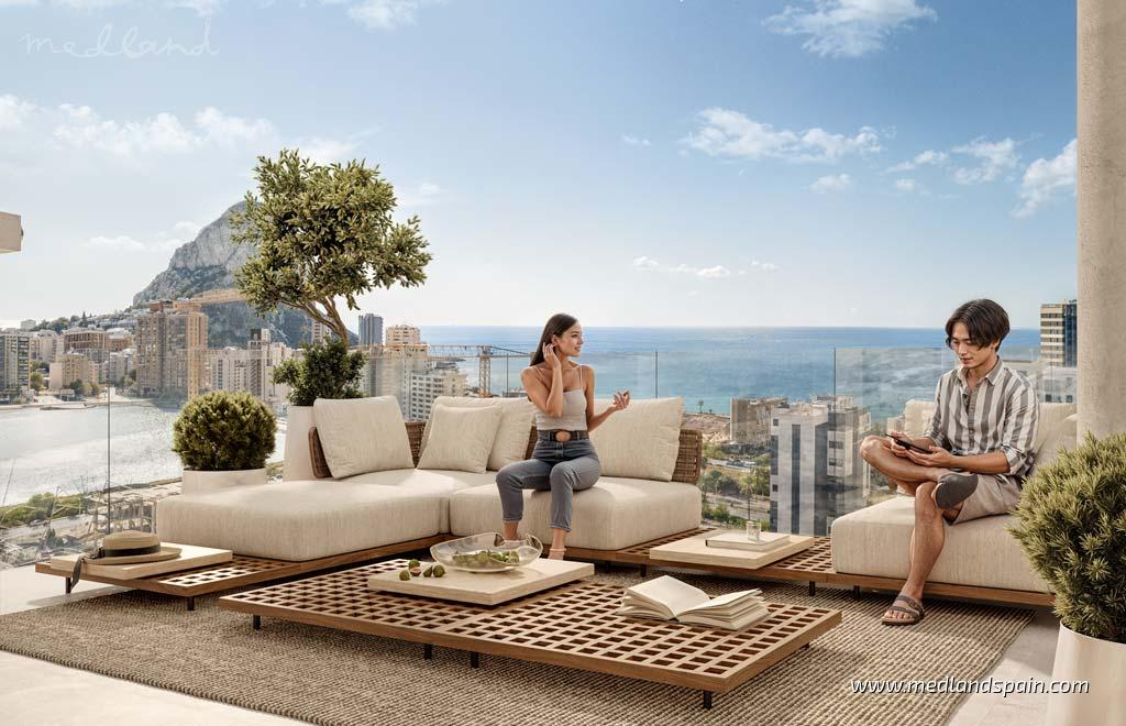 Apartamento en Calpe, Alicante, España 3 dormitorios, 91 m2 No. 139697