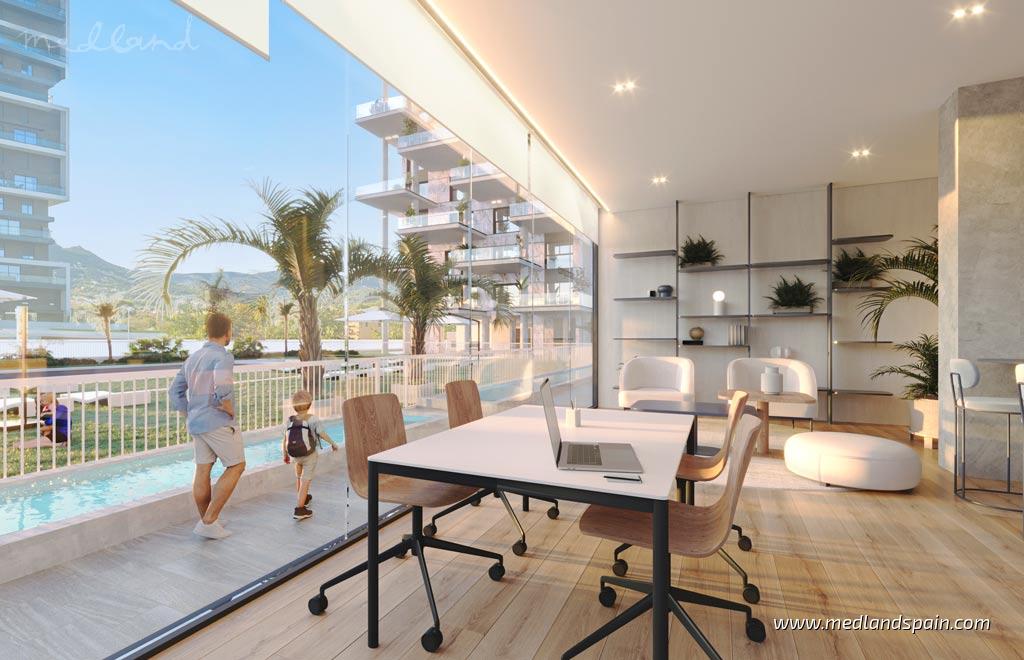 Apartamento en Calpe, Alicante, España 2 dormitorios, 75 m2 No. 139696