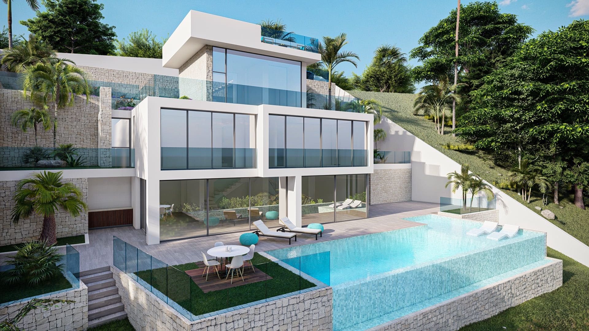 Villa in Altea, Alicante, Spain 5 bedrooms, 560 sq.m. No. 99143