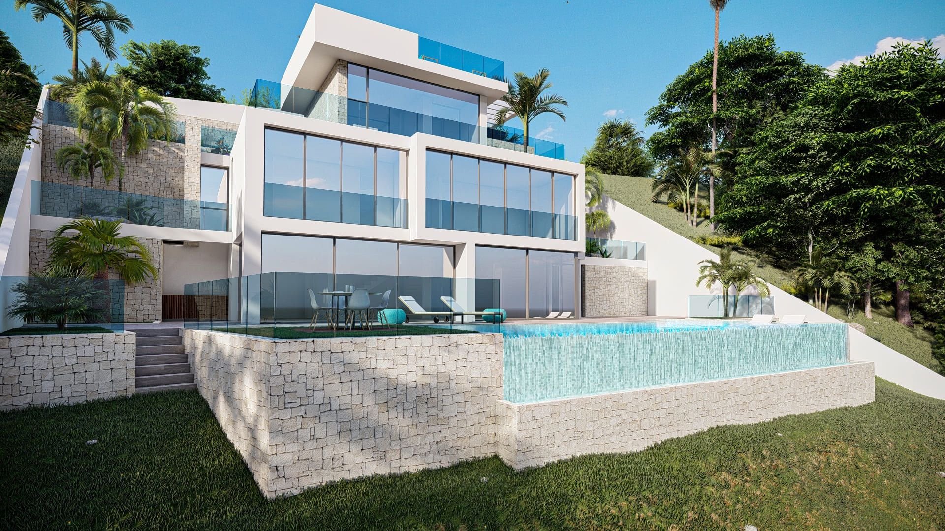 Villa in Altea, Alicante, Spain 5 bedrooms, 560 sq.m. No. 99143