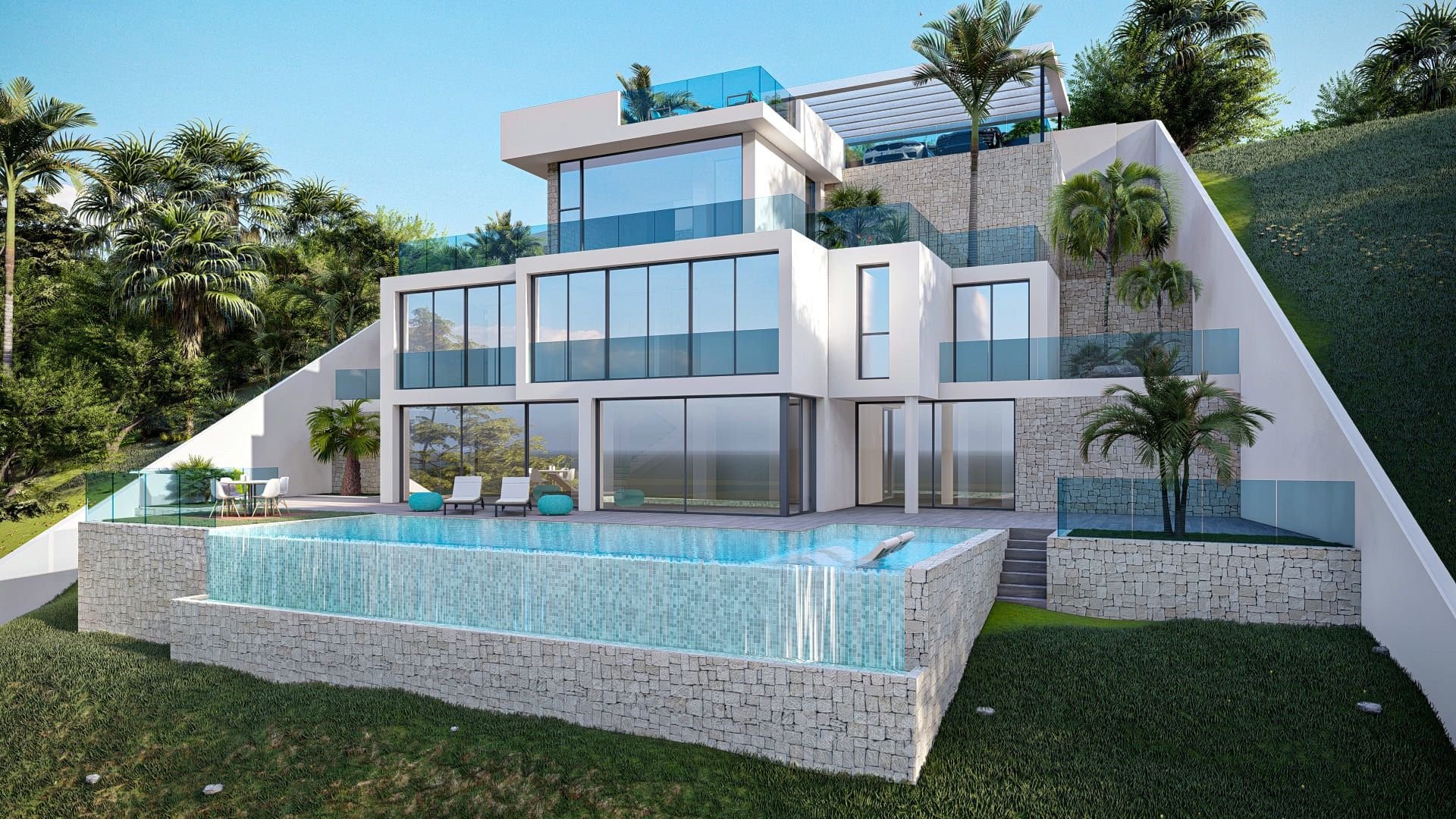 Villa in Altea, Alicante, Spain 5 bedrooms, 560 sq.m. No. 99143