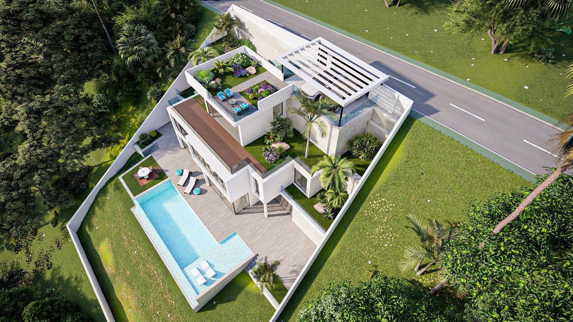 Villa in Altea, Alicante, Spain 5 bedrooms, 560 sq.m. No. 99143