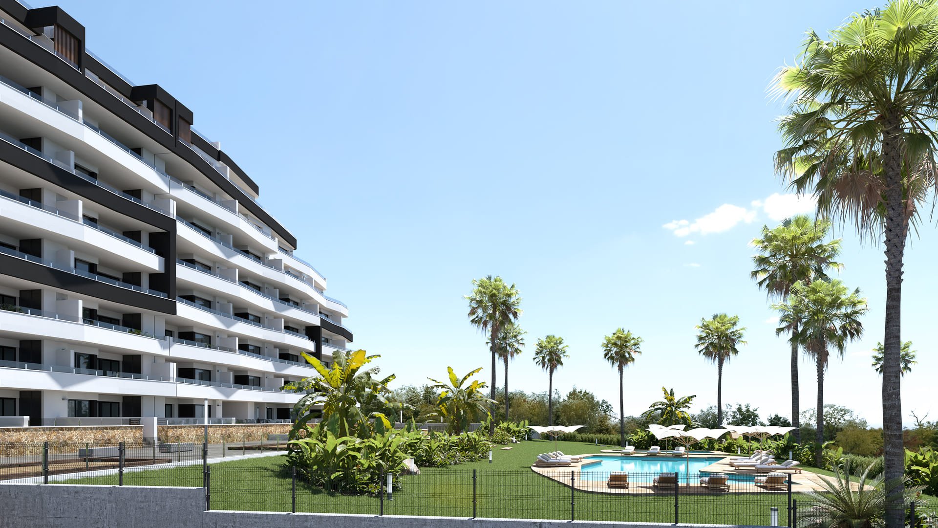 Bungalow i San Miguel de Salinas, Alicante, Spanien 2 sovrum, 70 kvm. Nr. 137216