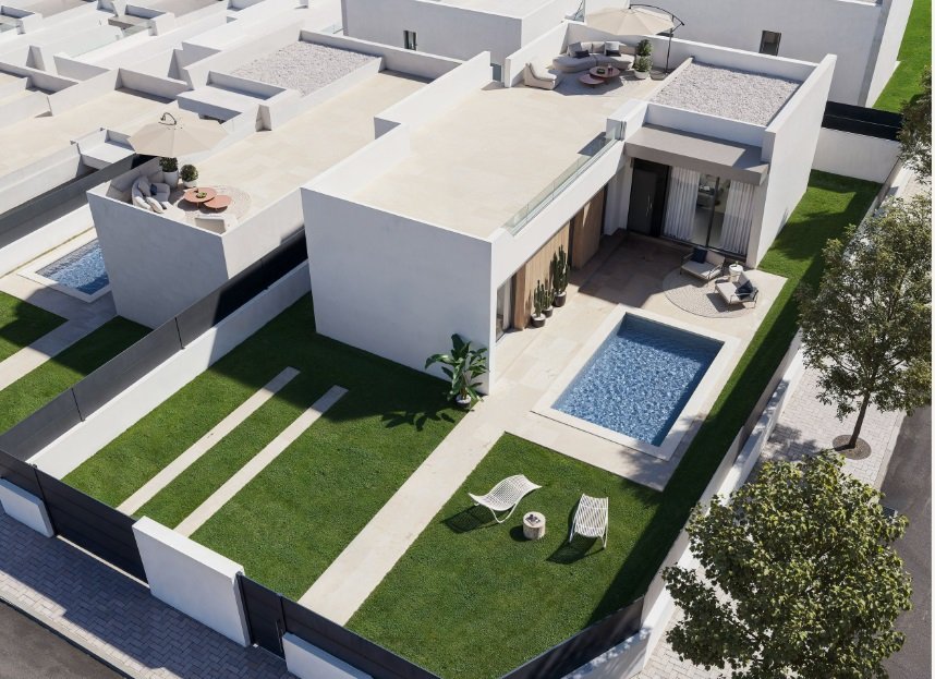 Villa i San Miguel de Salinas, Alicante, Spanien 3 sovrum, 107 kvm. Nr. 145188